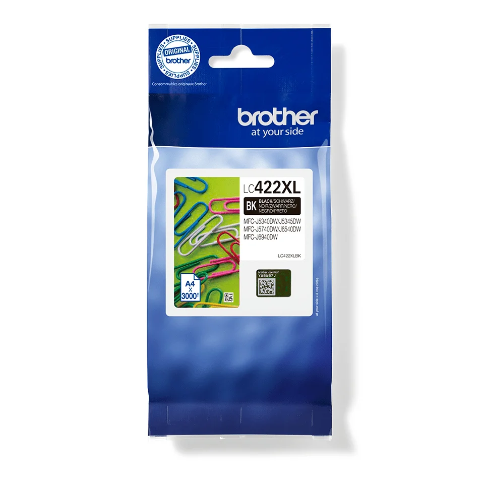 Cartucho de Tinta Original Brother Lc-422 Xl Alta.