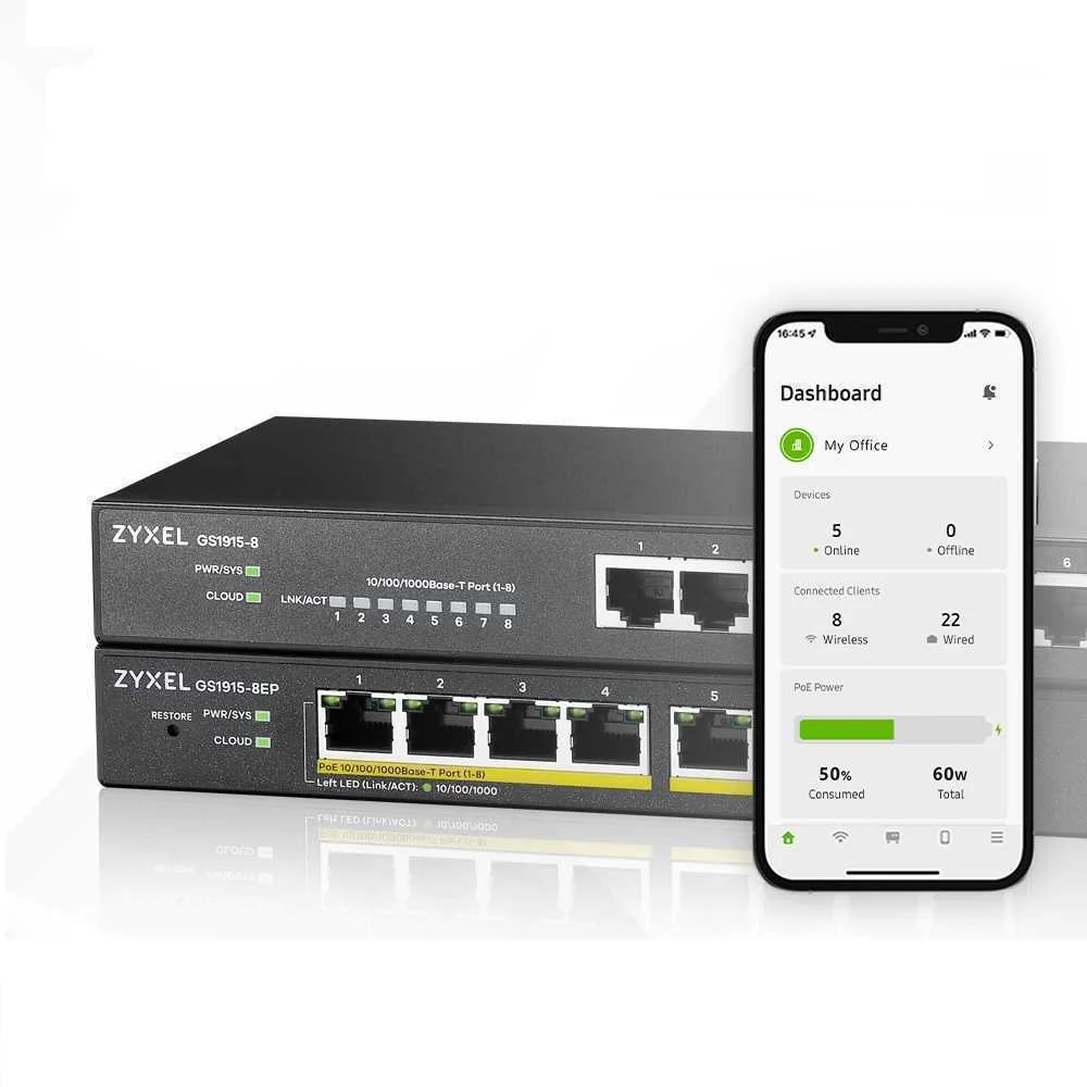 Switch Zyxel Gs1915-8ep