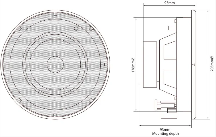Columna de Techo Fino Serie Sl5 Adastra