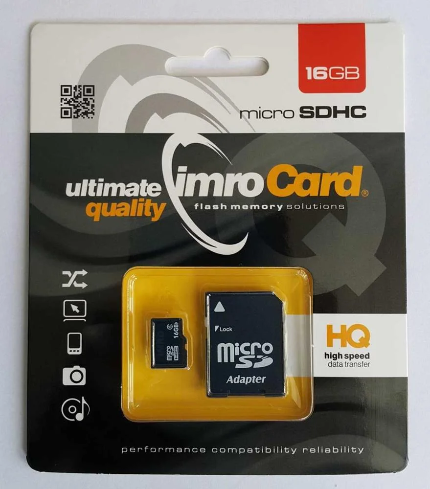 Imro 4/16g Adp Memory Card 16 Gb Microsdhc Class 4