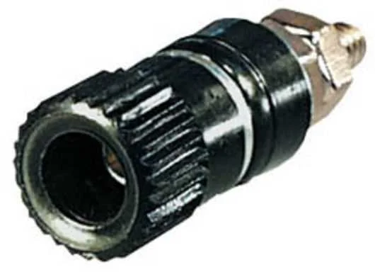Conector de Alimenta&ccedil;&atilde;o Banana - Chassis Preto F&ecirc;.