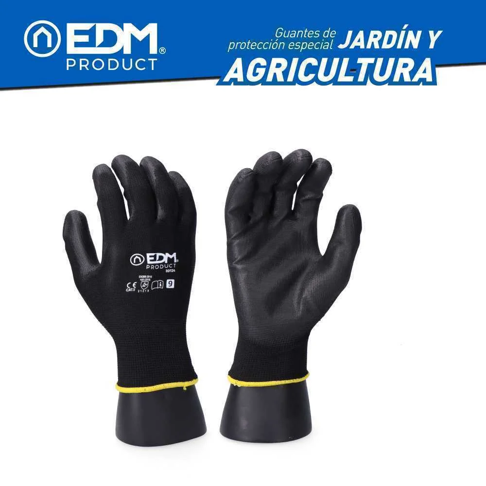 Luvas de Jardim e Agricultura  Poli&eacute;ster Revestid.