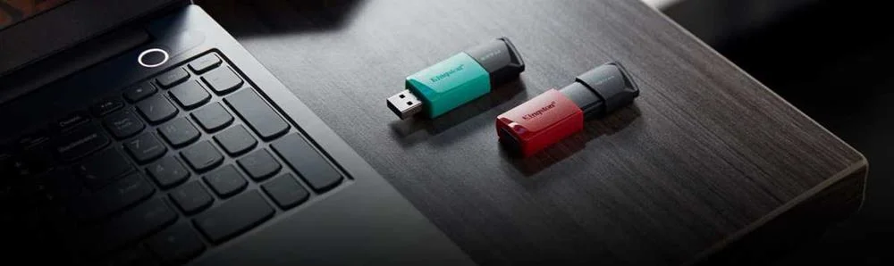 Pen Drive Datatraveler Exodia M Usb 3.2 256gb Preto/Azulturquesa - Kingston