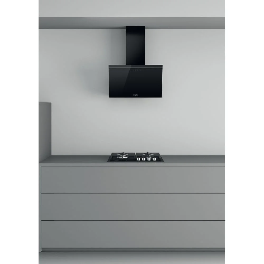 Akr 62f Lt K Camp&acirc;nula de Parede 4 Velocidades 60 Cm Preto 650 M&sup3;/H a - Whirlpool
