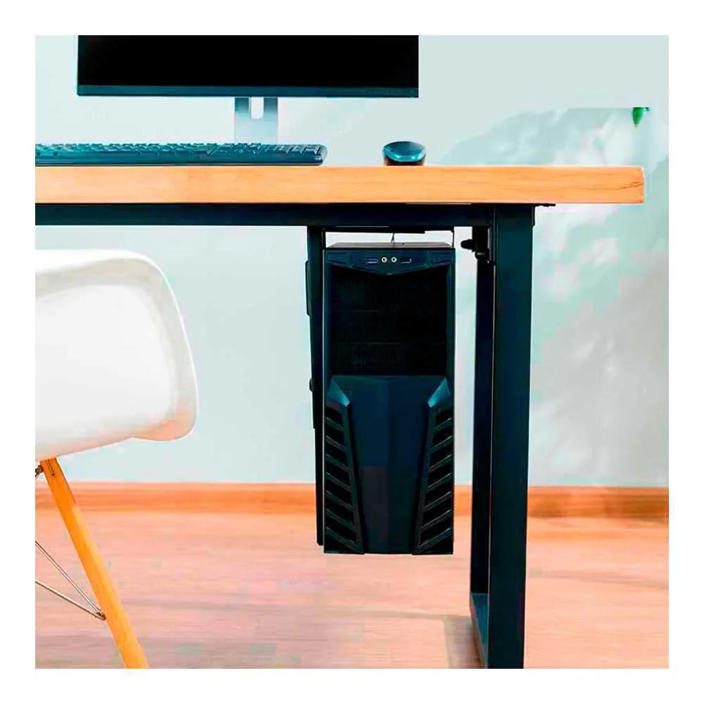 Suporte Torre de Computador para P&ocirc;r Debaixo da Mesa Ou para Fixar Na Parede, Girat&oacute;rio Logilink