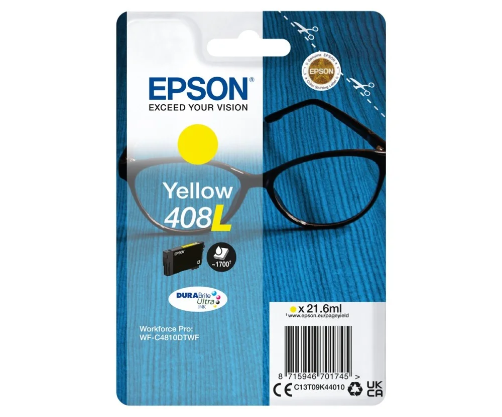 Epson 408l Tintenpatrone Yellow C13t09k44010 Epson Wf-C 4810