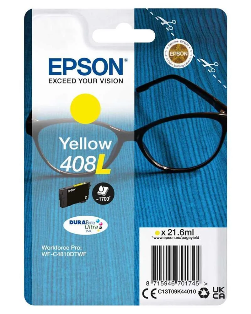 Epson 408l Tintenpatrone Yellow C13t09k44010 Epson Wf-C 4810