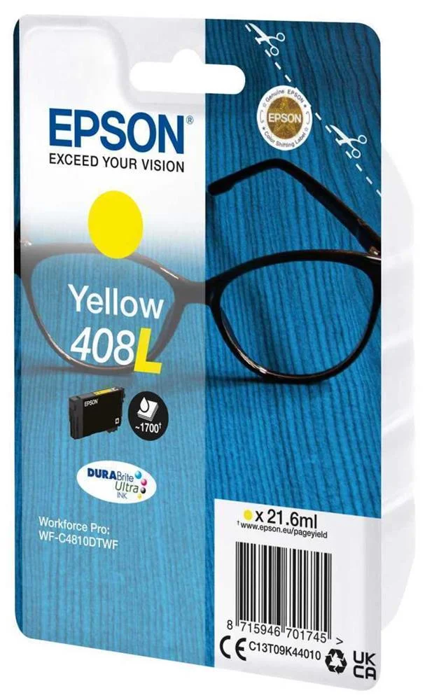Epson 408l Tintenpatrone Yellow C13t09k44010 Epson Wf-C 4810