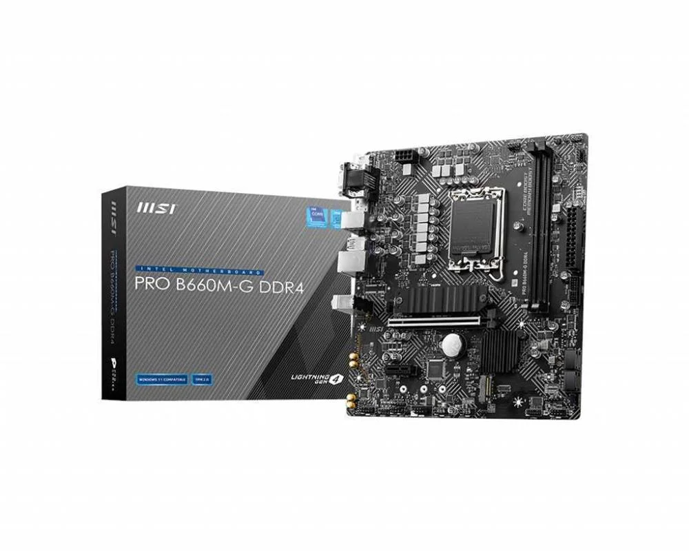 Placa Base Msi Pro B660m-G 1700 Matx 4xddr4