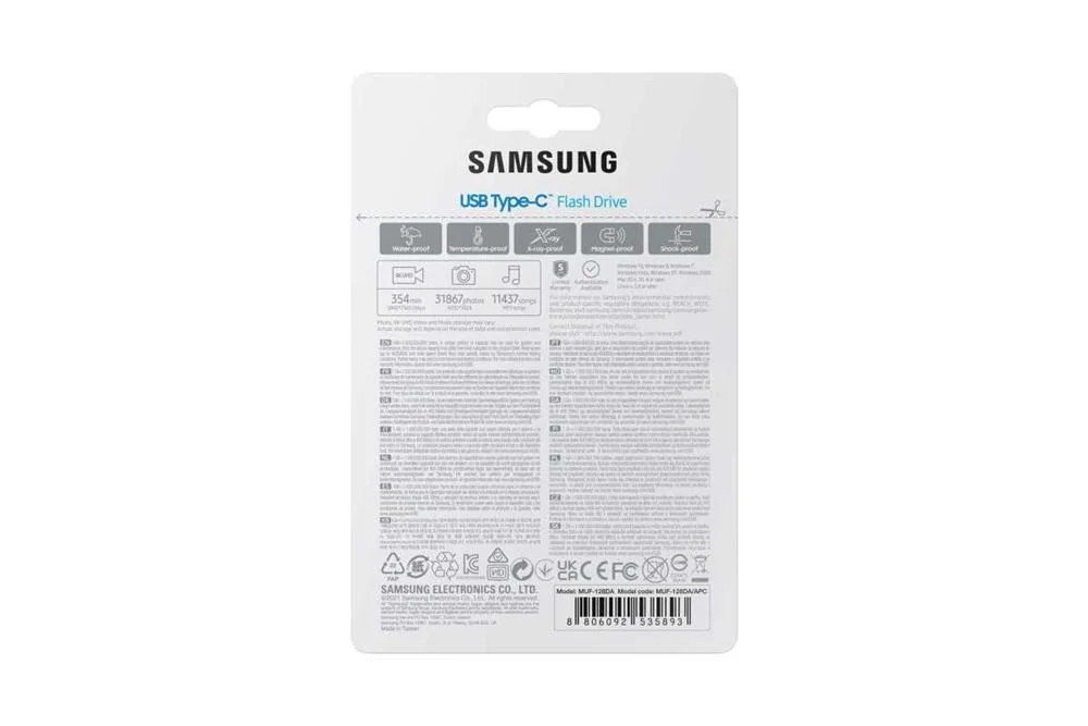 Mem&oacute;ria Usb Samsung Muf-128Da 128 Gb