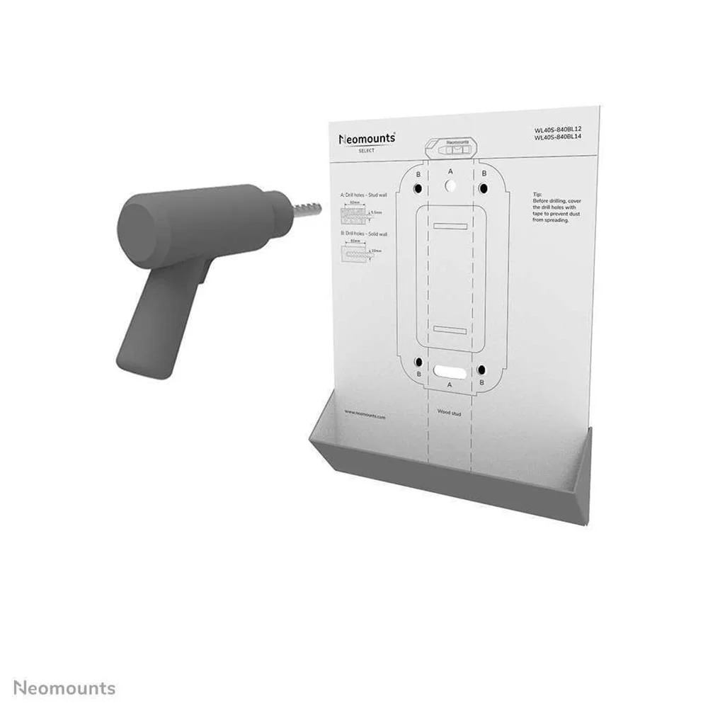 Tv Set Acc Wall Mount/Wl40s-840bl12 Neomounts