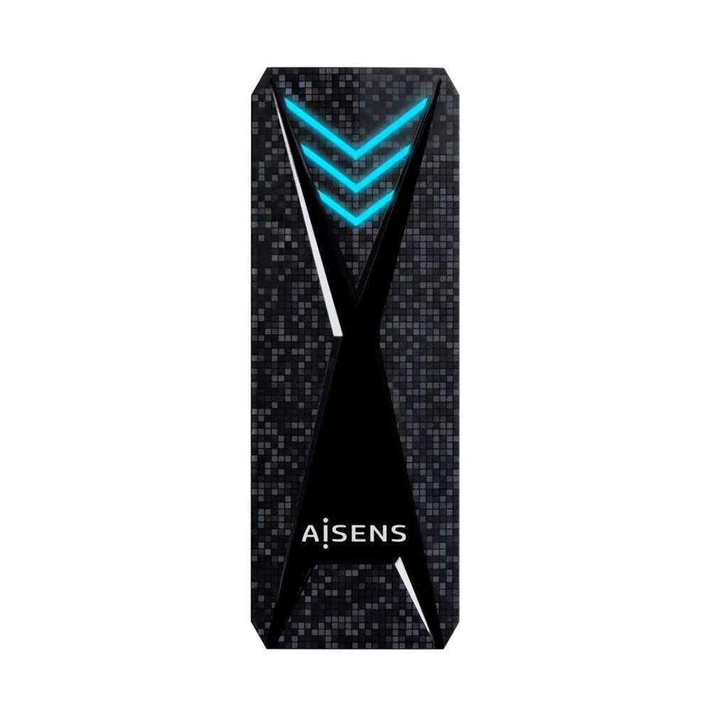 AISENS ASM2-RGB013B CAIXA PARA DISCOS R&Iacute;GIDOS COM.