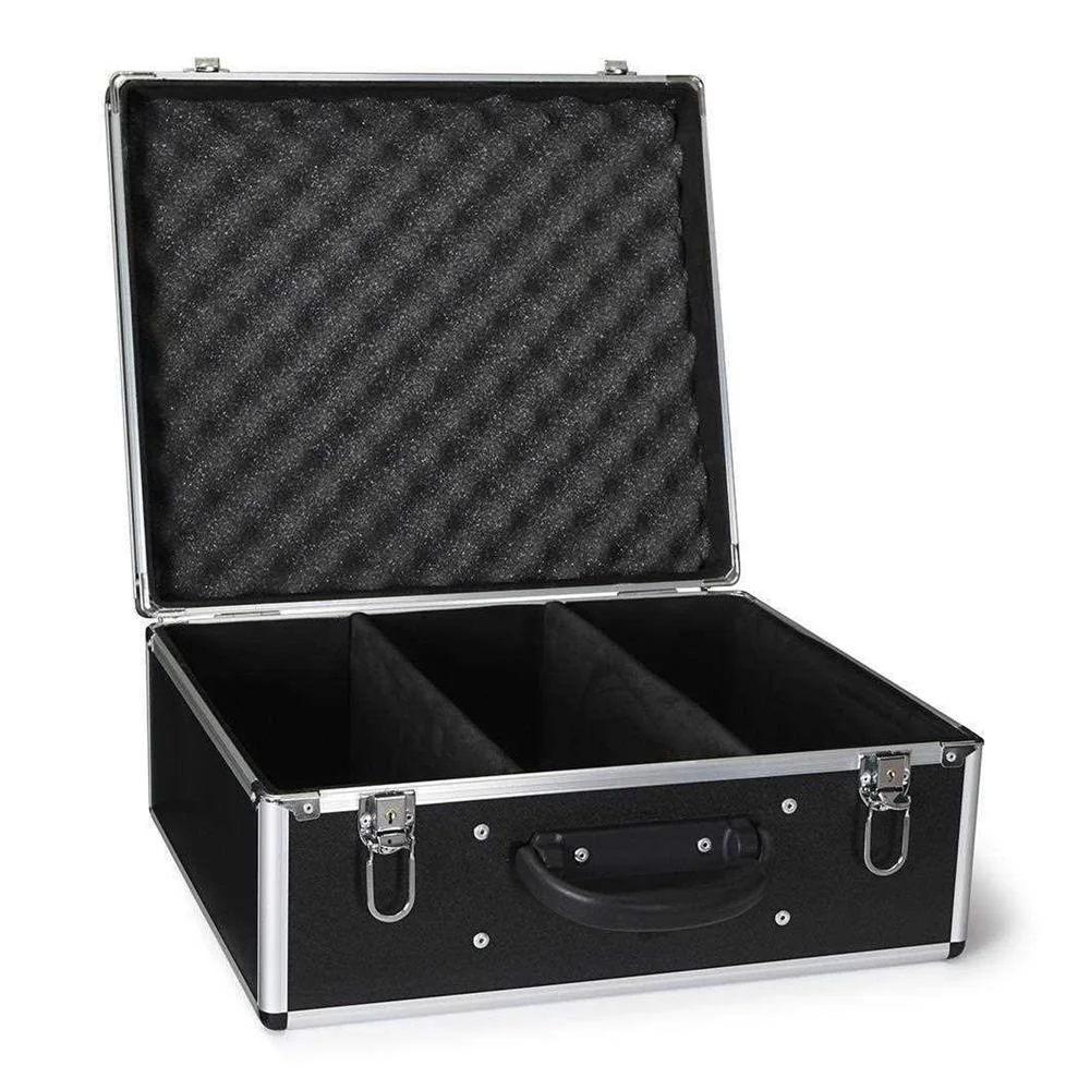 Mala de Transporte Flight Case. 3 Divis&otilde;es. Tampa com Fecho Herm&eacute;tico. Pegas de Transporte. Profundi