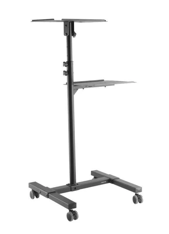 Suporte de Ch&atilde;o para Projetores. Peso M&aacute;x. Suportado 10 Kg. Preto.
