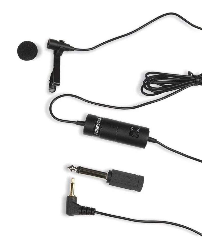 Micr&oacute;fono de Solapa Con Adaptador
