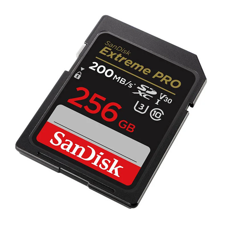Cart&atilde;o de Mem&oacute;ria Extreme Pro 256gb Sdxc Uhs-I Classe 10 - Sandisk