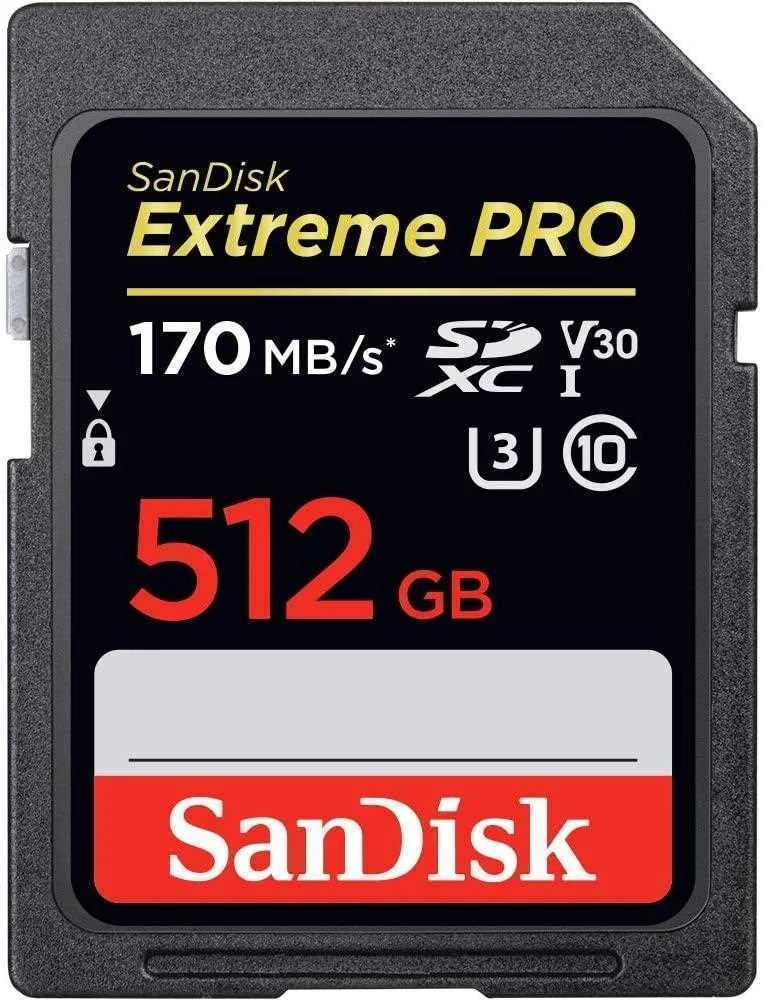 Sd Extreme Pro Uhs-I Card 512gb Sandisk Sdxc