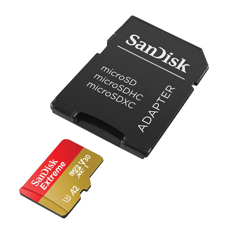 Cart&atilde;o de Mem&oacute;ria Extreme Microsdxc 256gb + Adaptador - Sandisk
