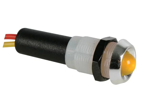 L&aacute;mpara LED Amarilla de 5v - Chrome