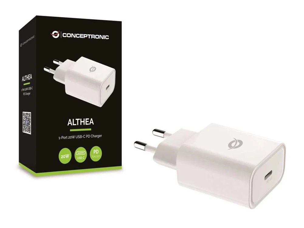 Carregador Universal Usb-C 20w Branco - Conceptronic