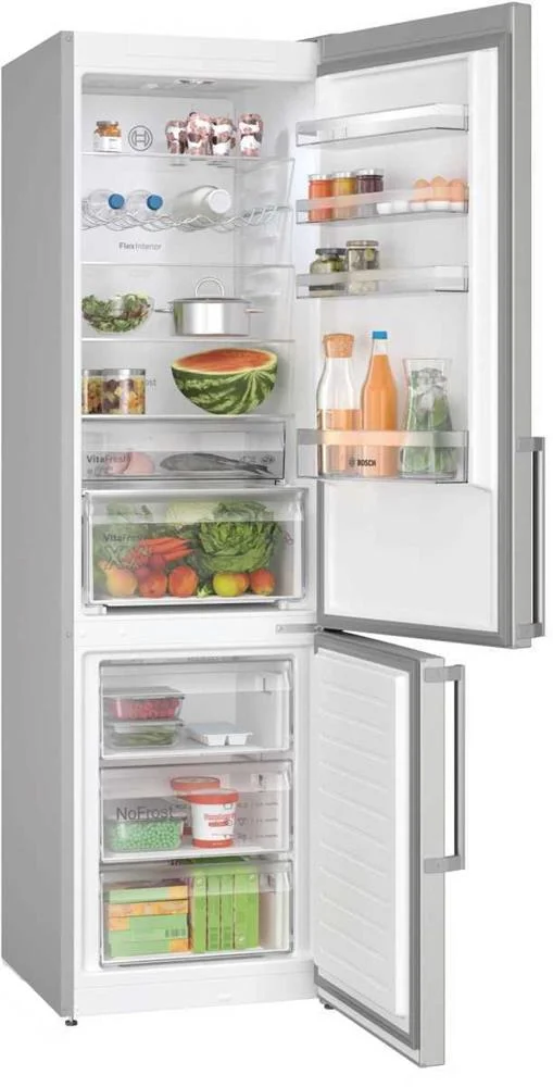 Bosch Kgn397ict Fridge-Freezer Freestanding 363 L C Stainless Steel