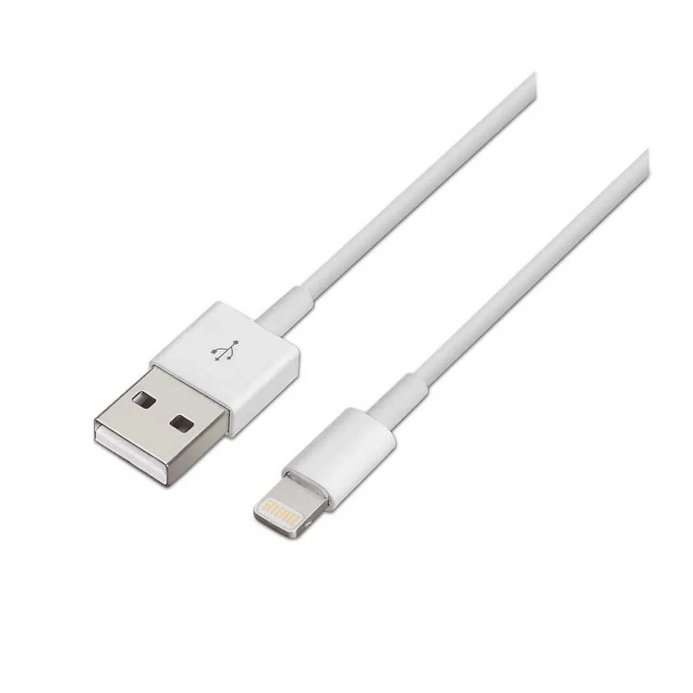 Cable Usb(A) a Lightning 2.0 Aisens 2m Blanco