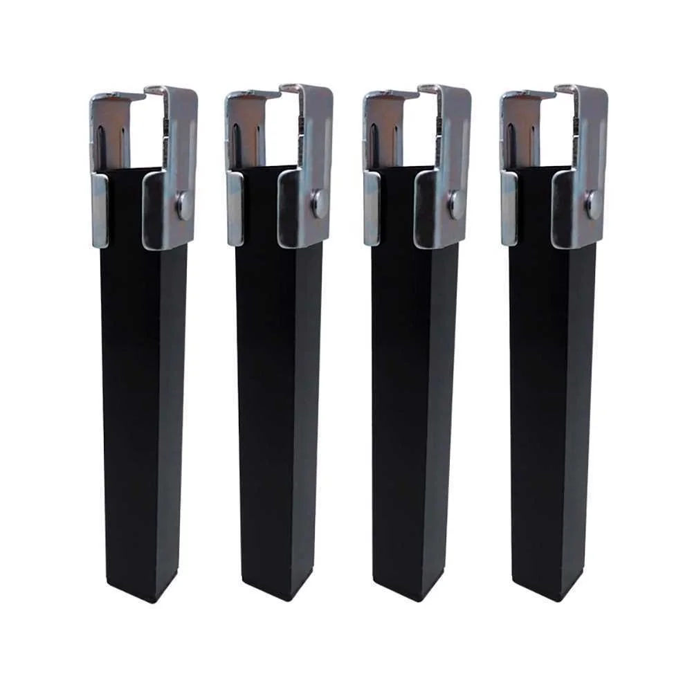 Conjunto de 4 P&eacute;s Para Somier Pt25 255x30x30mm S/.