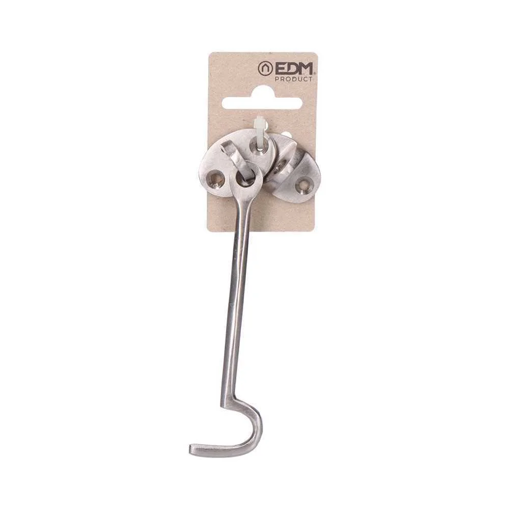 Porta do Navio 125mm Lat&atilde;o N&iacute;quel Mate em Cart&atilde;o Suspenso Edm