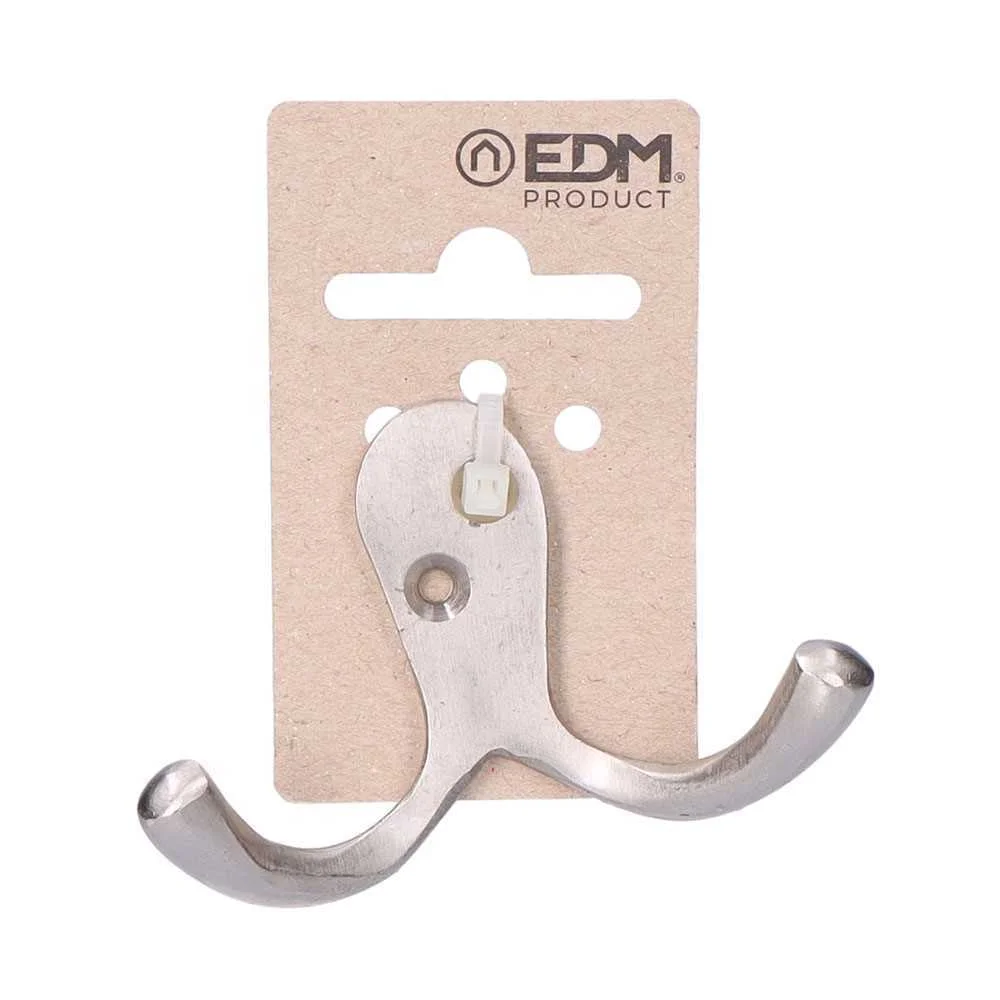 Suporte de Lat&atilde;o Duplo N&iacute;quel Matte em Cart&atilde;o de Suspens&atilde;o Edm