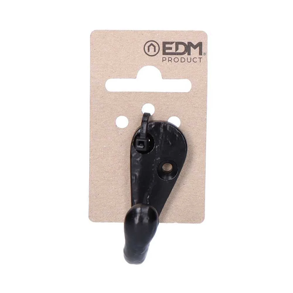 Suporte de Forjagem Preto Simples em Cart&atilde;o de Su.