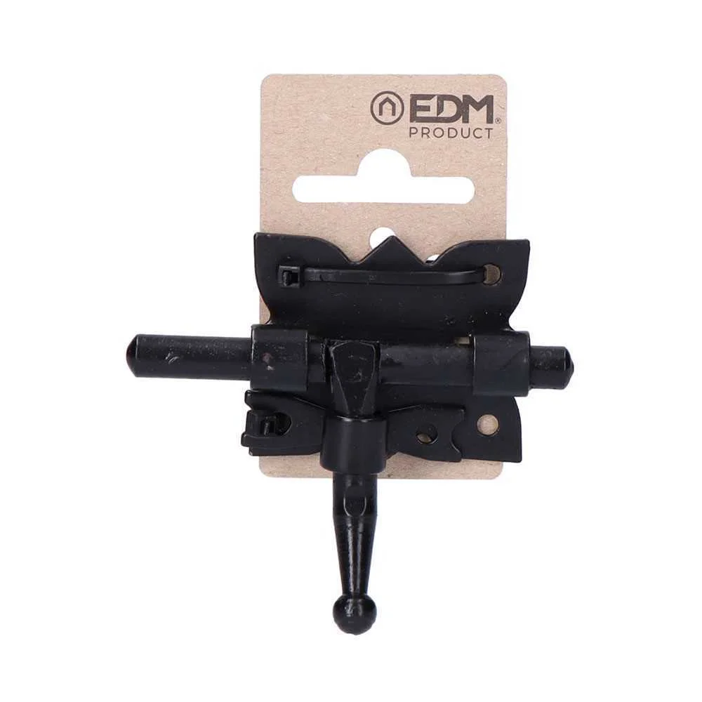 Pin R&uacute;stico Preto 50mm em Cart&atilde;o Suspenso Edm
