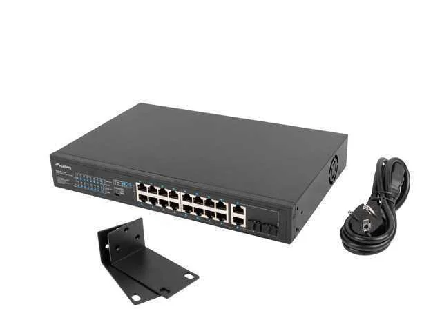 Lanberg Rsfe-16p-2c-250 Switch de Rede N&atilde;o-Gerido.