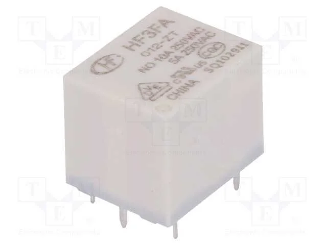 Rel&eacute;: Eletromagn&eacute;tico, Spdt, Ubobina : 12vdc, 10a, 10a/277vac, Pcb