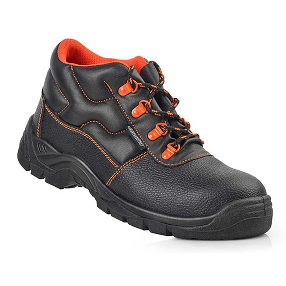 Botas de Seguran&ccedil;a de Pele Preta S3 Src Tamanho 4