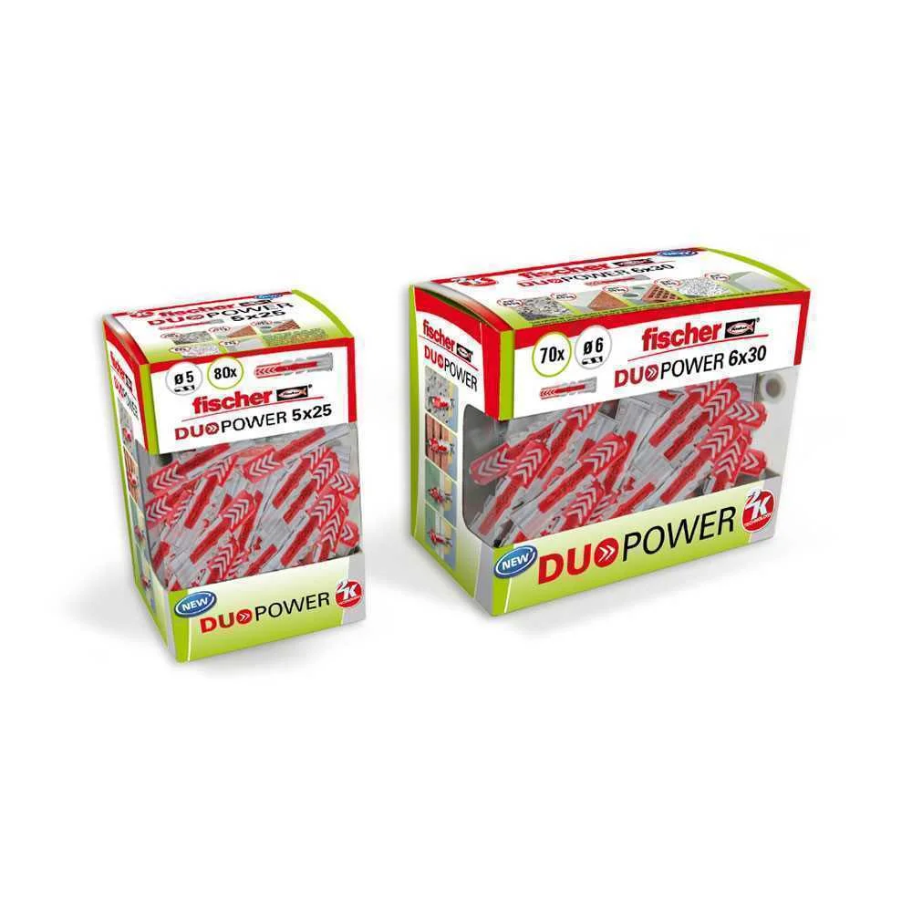 Bucha Duopower 6x30 Diy 70uds. 536386 Fischer