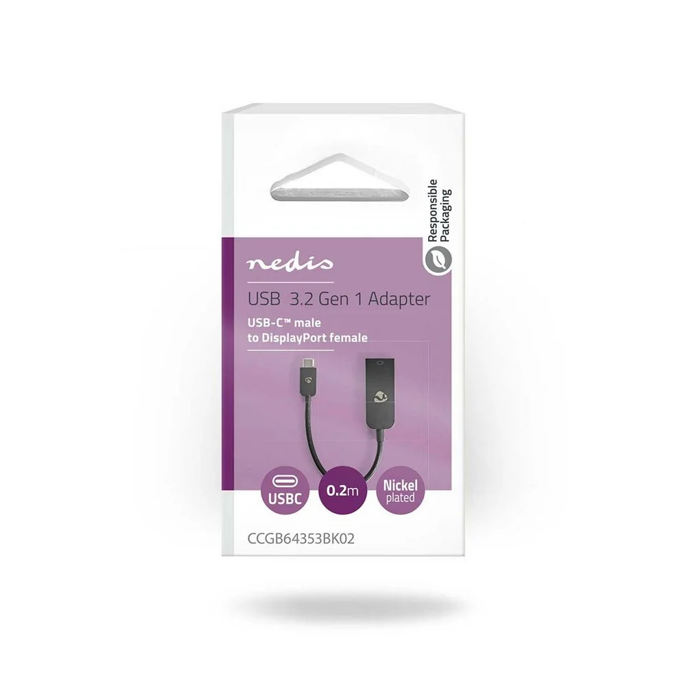 Adaptador Usb  Usb3.2 Gen1  Usb-C Macho  Disp