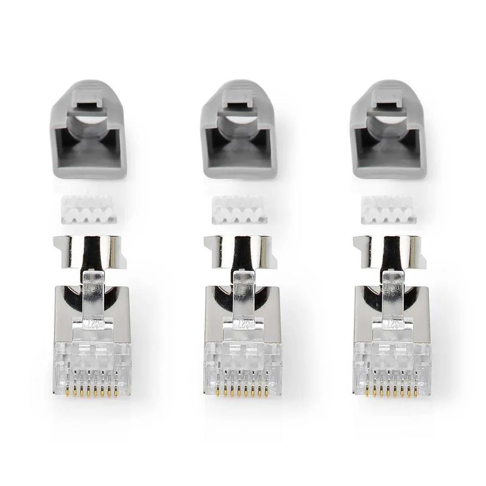 Conector Rj45  Passagem Rj45  Ftp S&oacute;lido/Encalh
