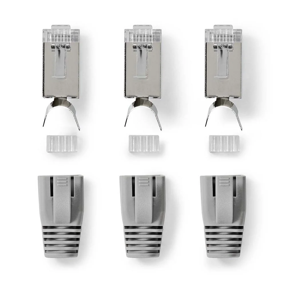 Conector Rj45  Passagem Rj45  Ftp S&oacute;lido/Encalh