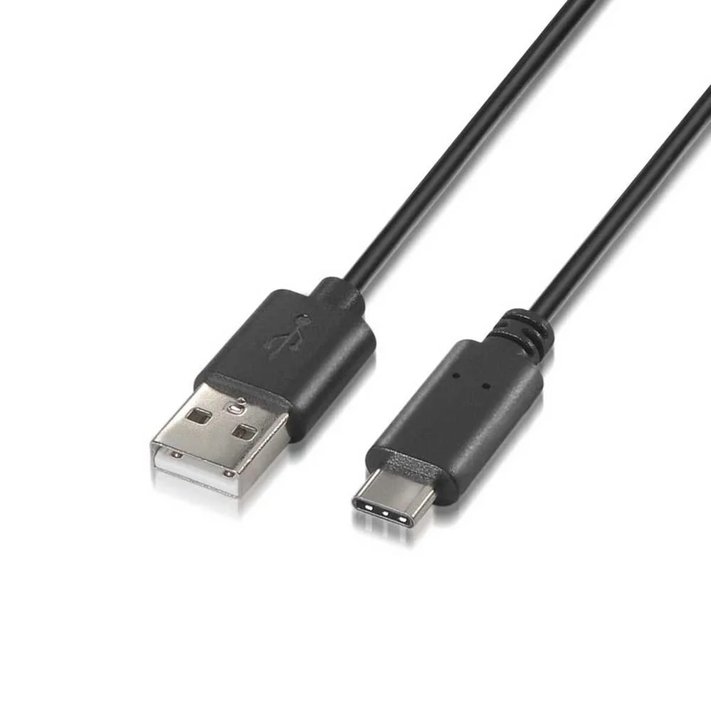 Cable Usb(A) 2.0 a Usb(C) 2.0 Aisens 0.5m Negro