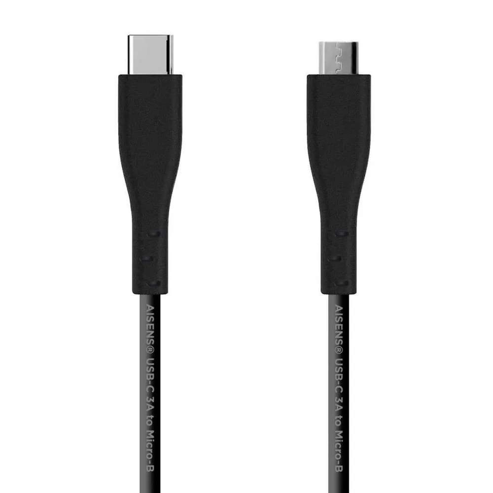Cable Usb(C) 2.0 a Micro Usb(B) Aisens 1m Negro