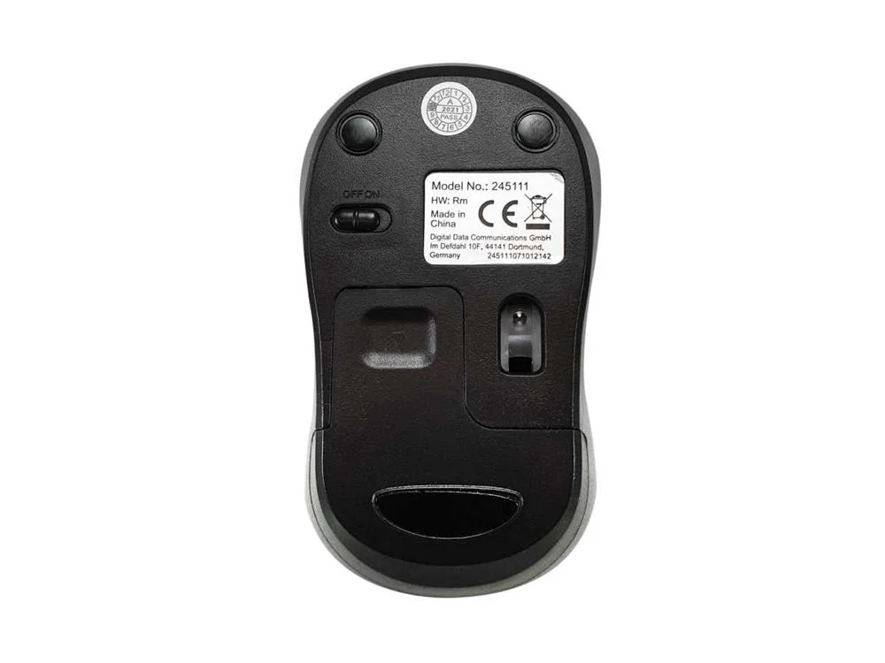 Equip Optische Maus Kabellos Usb Comfort         R+L Rot