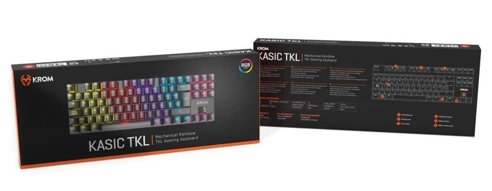 Teclado Mec&atilde;nico Krom Kasic Tkl