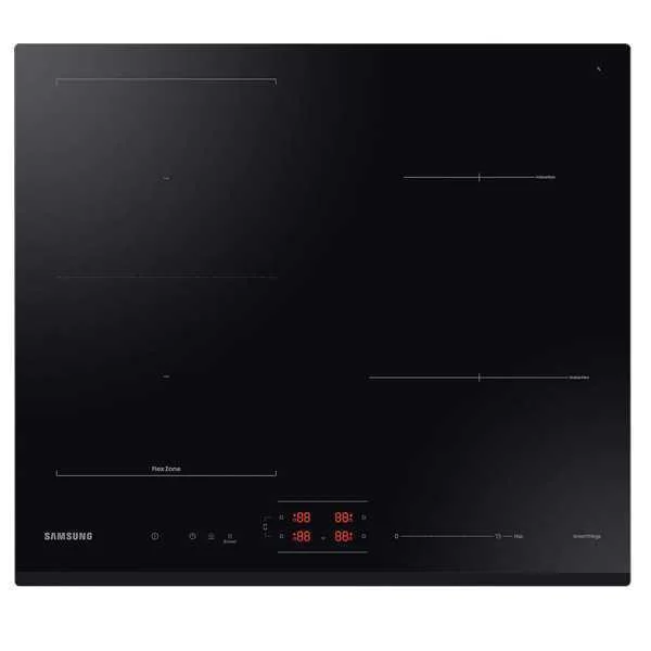 Placa de Indu&ccedil;&atilde;o Nz64b5046gk Flex Zone 4 Zonas 7400w Preto - Samsung