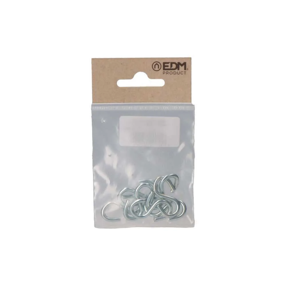 Pack 7 Unid. Gancho em Forma de S 30 Zinco Edm