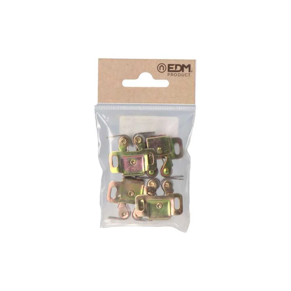 Pack 4un Fecho Batente Rolamento Borracha 0,8mm B.