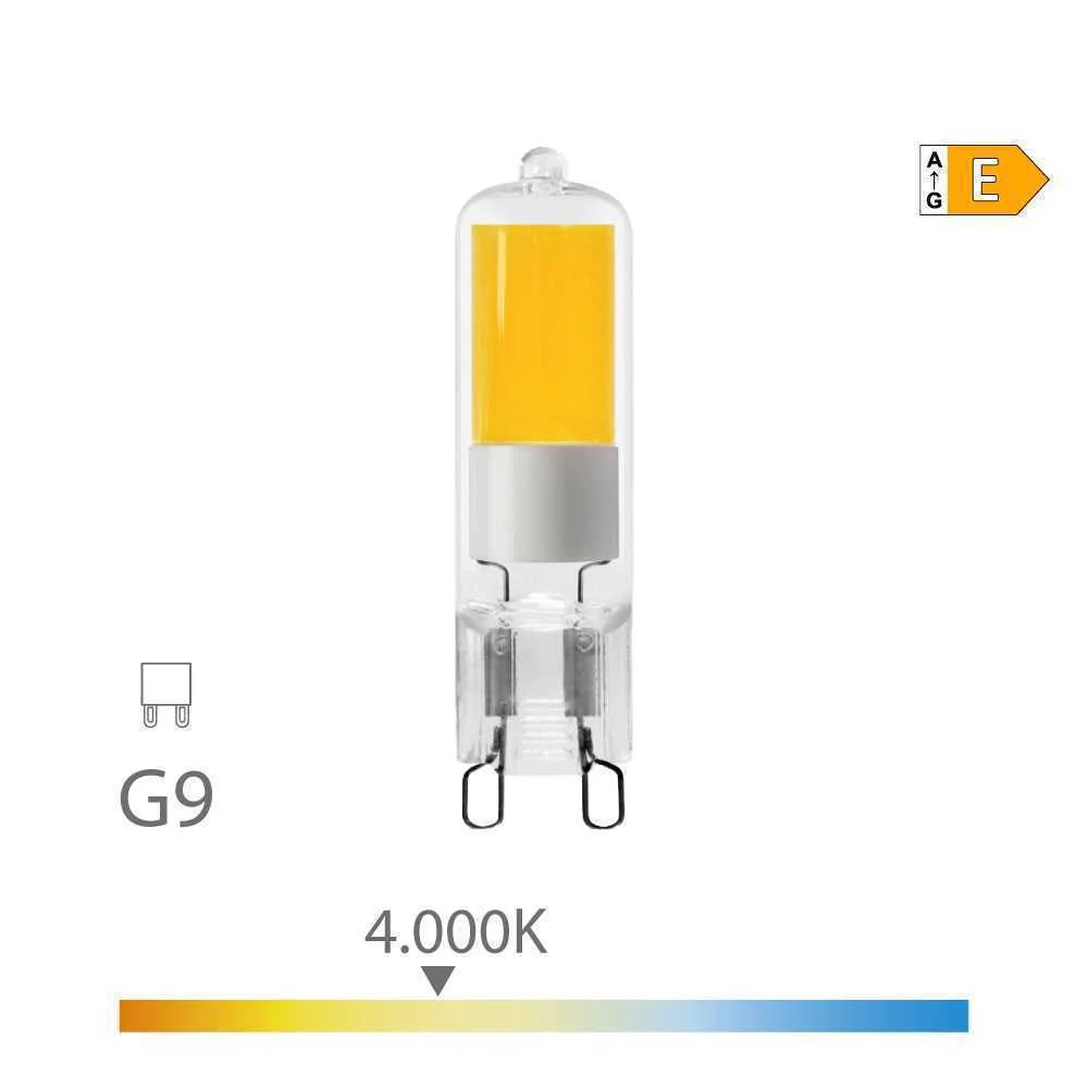 L&acirc;mpada G9 LED 5w 575lm 4000k Luz Dia Vidro Edm