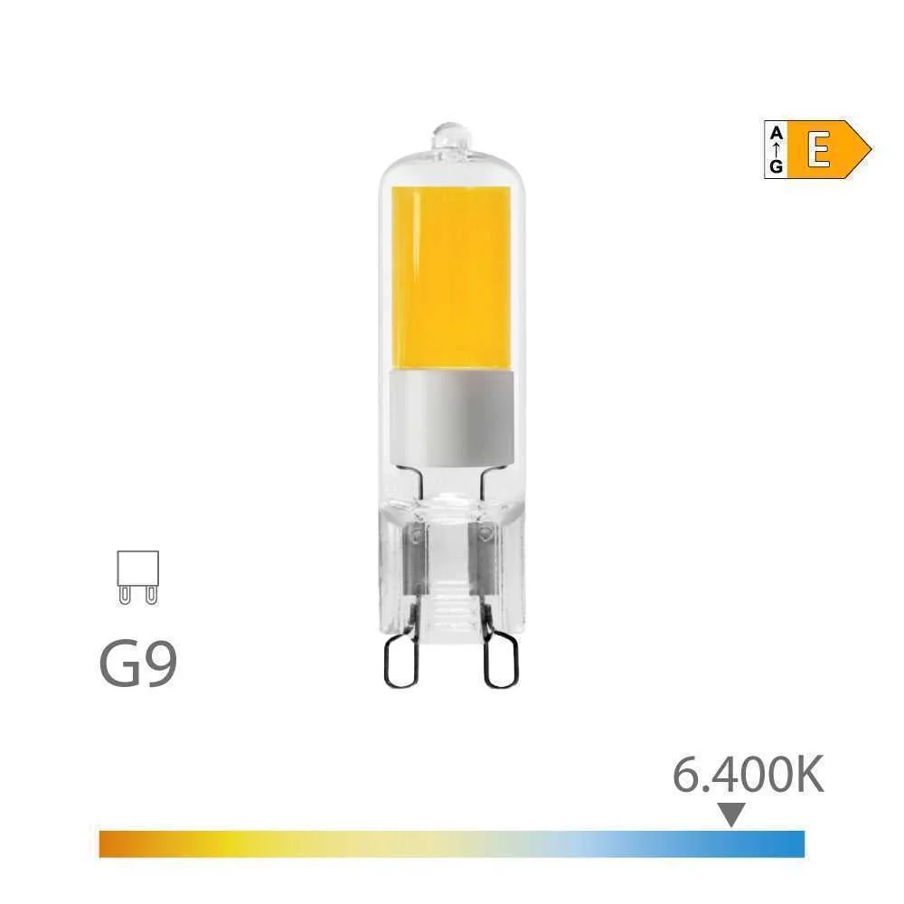 L&acirc;mpada G9 LED 5w 575lm 6400k Luz Fria Vidro Edm