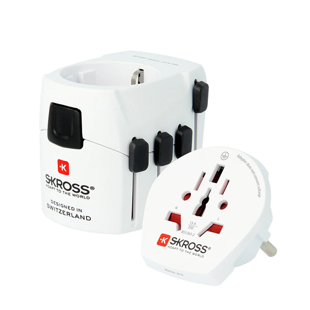 Kit 2 Multi Adaptadores de Viagem Skross 1103180