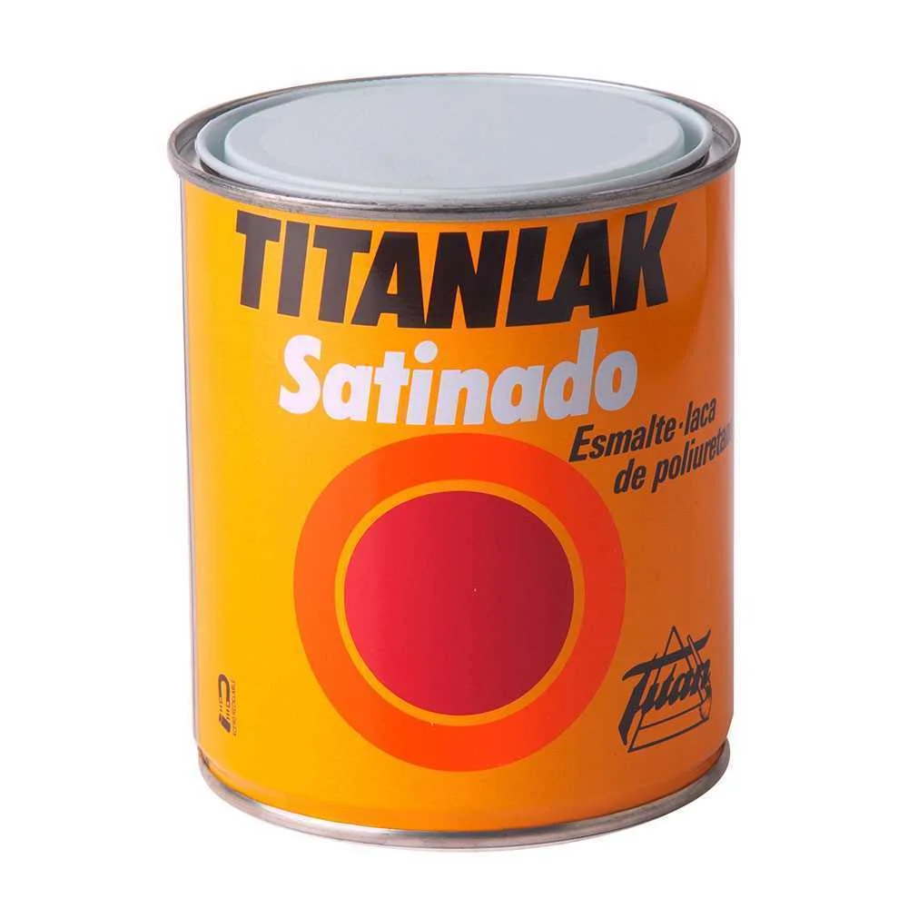 Esmalte laca poliuretano titanlak acetinado branc.