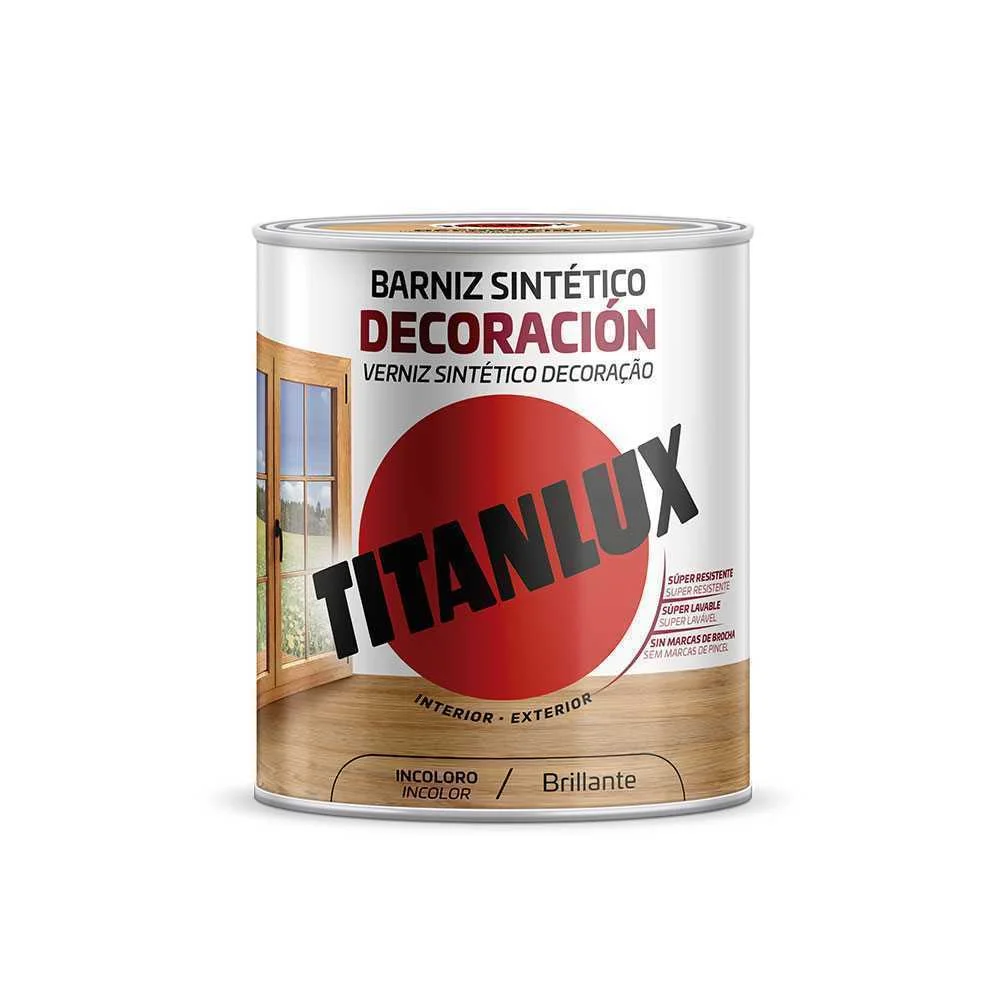Verniz Sint&eacute;tico Decora&ccedil;&atilde;o Brilhante Incolor 750m.